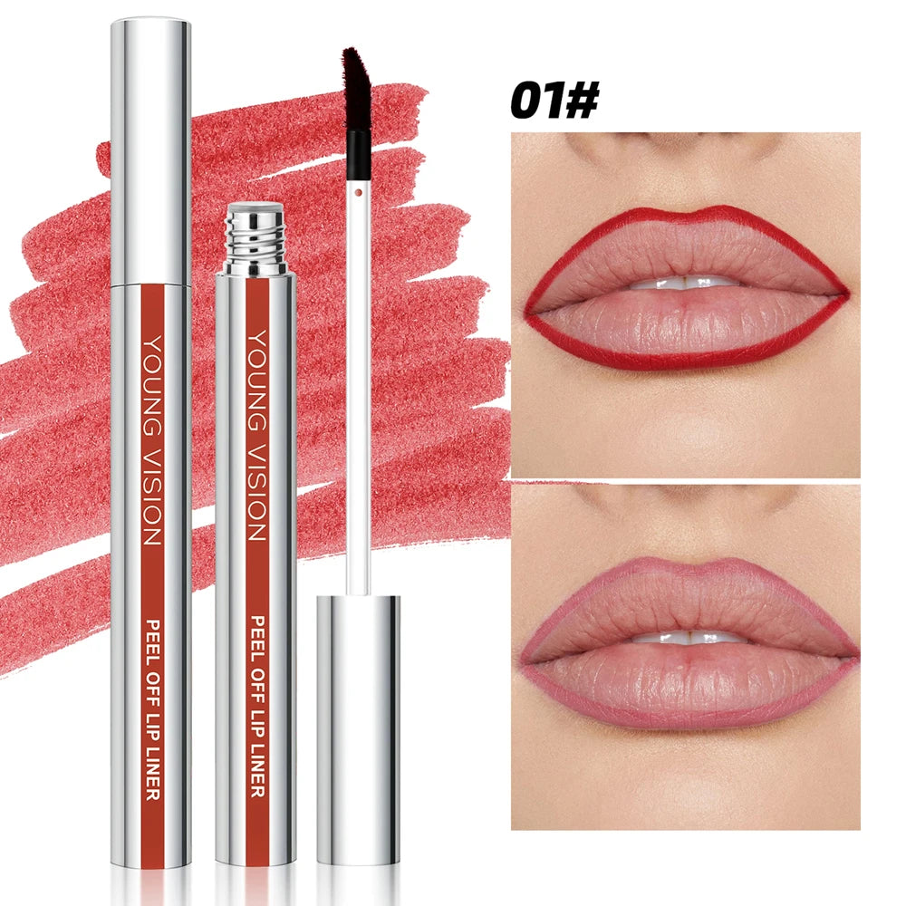 Young Vision Tear-Off Lip Liner Matte Smudge-Free Pencil