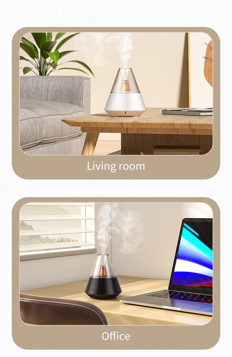 Essential Oil Aroma Diffuser with Light for Home Serenity