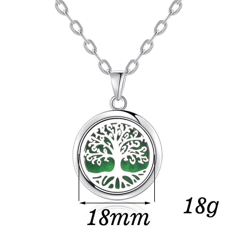 New Tree Of Life Aromatherapy Necklace Essential Oil Locket