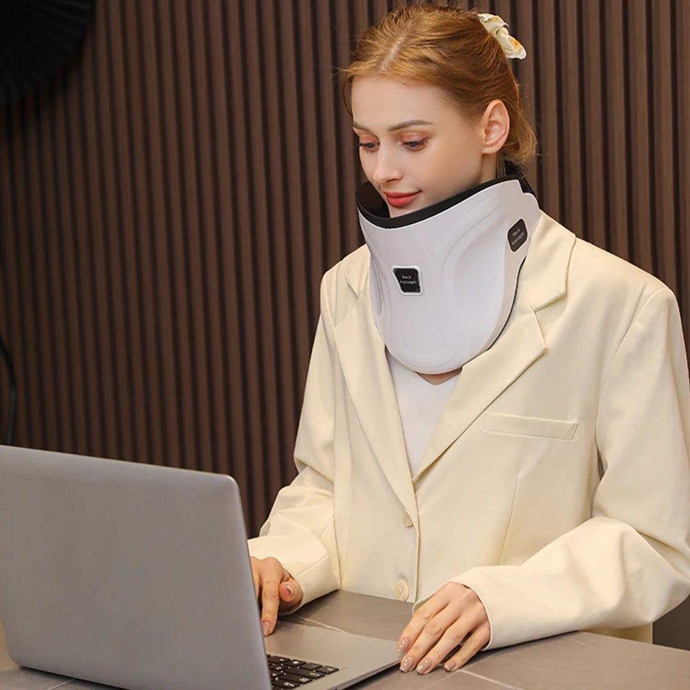 Electric Air Pressure Neck Brace with Remote Control Health Care