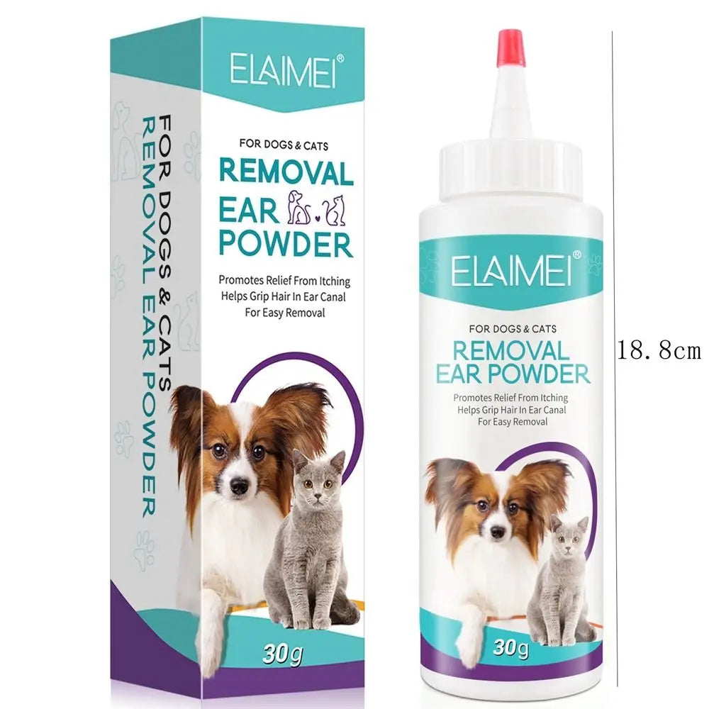 Pet Ear Powder for Dogs and Cats Easy Ear Health Care