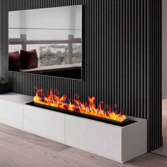 3D Atomized Fireplace Decoration With Colorful Flame ECO Fire Mist Indoor Electric Water Vapor Fireplace