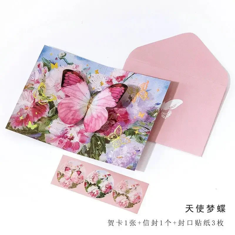 3D Butterfly Pop-Up Greeting Card for All Occasions