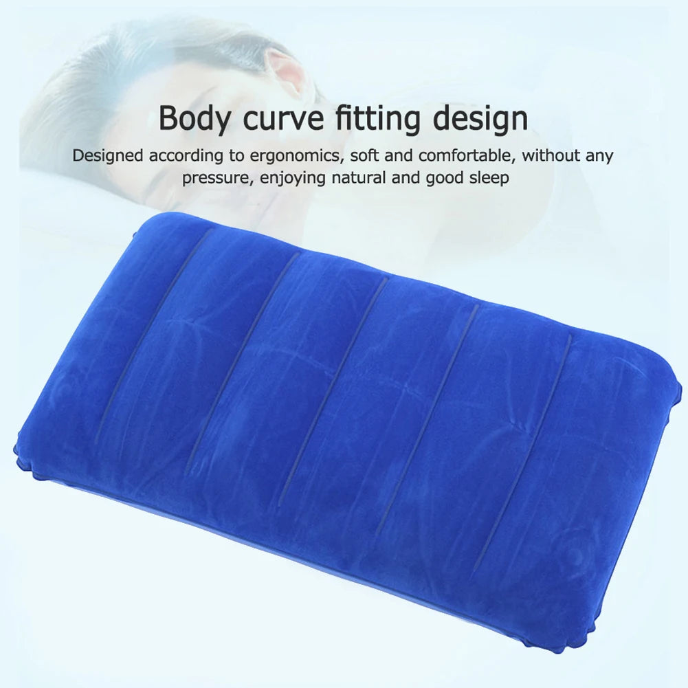 47x30cm Inflatable Air Pillow for Ergonomic Neck Support