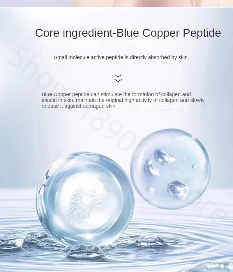 Blue Copper Peptide Repair Essence Anti Aging Skin Care Set