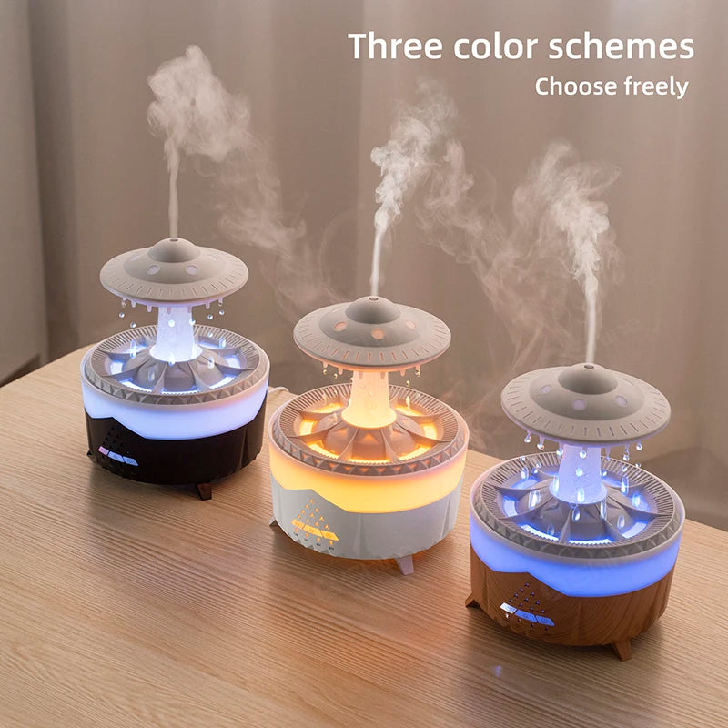 2023 Rain Cloud Humidifier with Remote Raindrop Diffuser