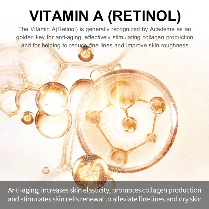 5PCS Retinol Cream for Firming Lifting Anti-Aging 20G