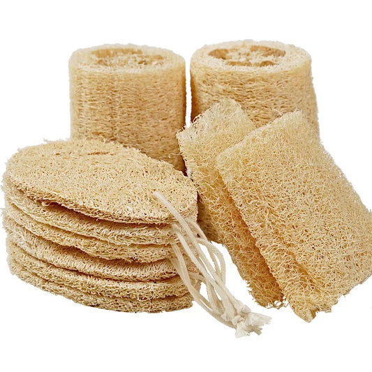 100% Natural Loofah Exfoliating Body Sponge Scrubber for Spa