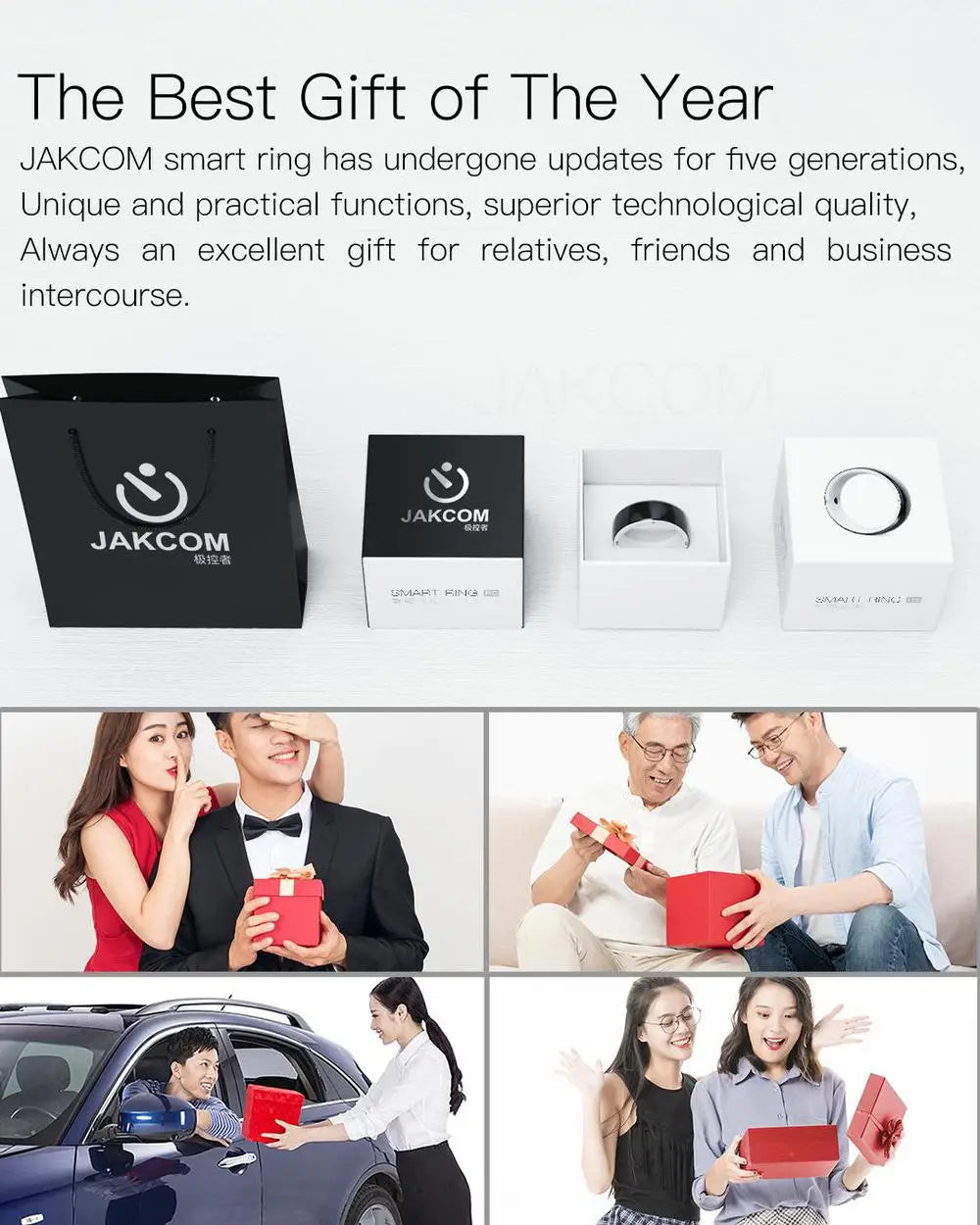 JAKCOM R5 Smart Ring New Product of Consumer Electronics Wearable