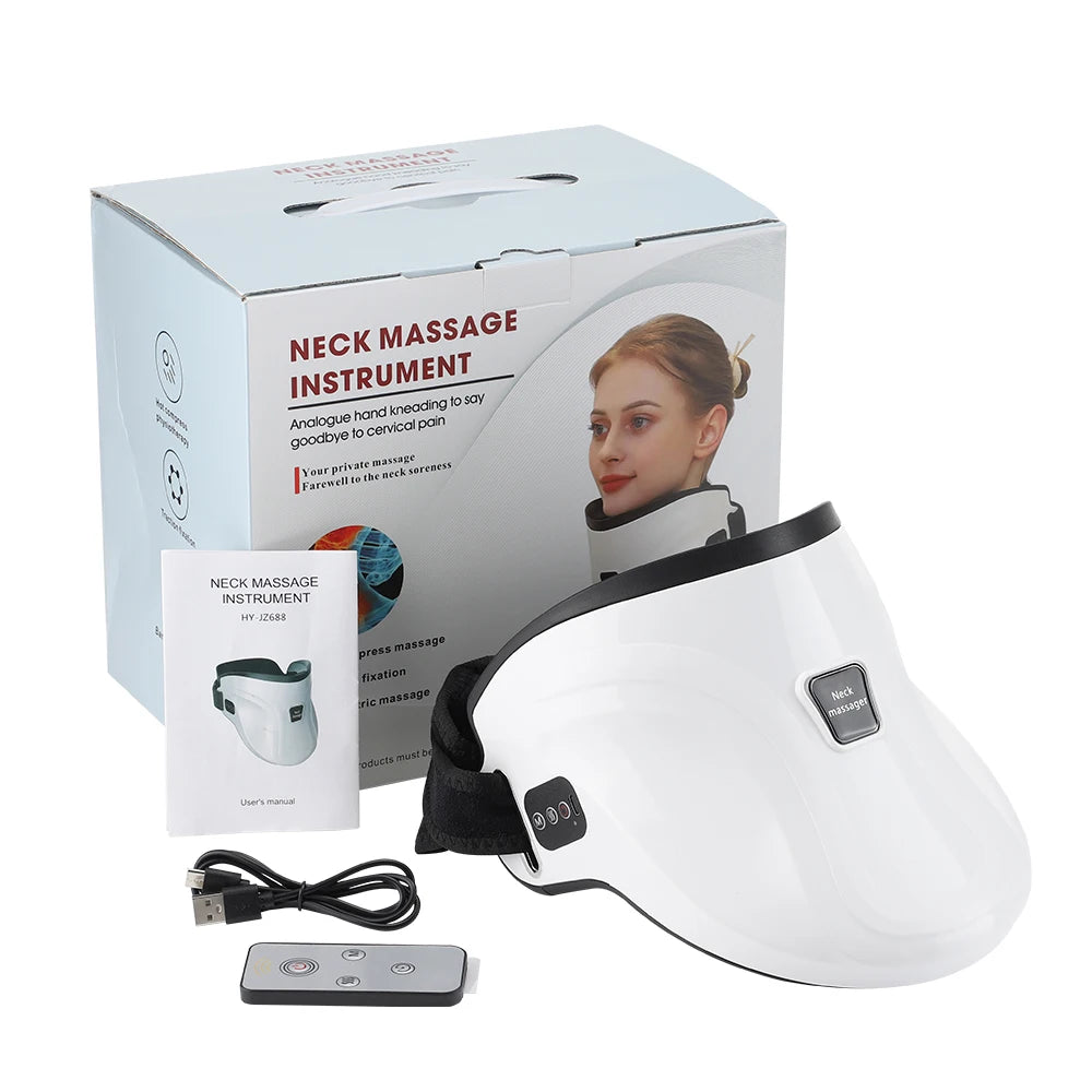 Electric Air Pressure Neck Brace with Remote Control Health Care