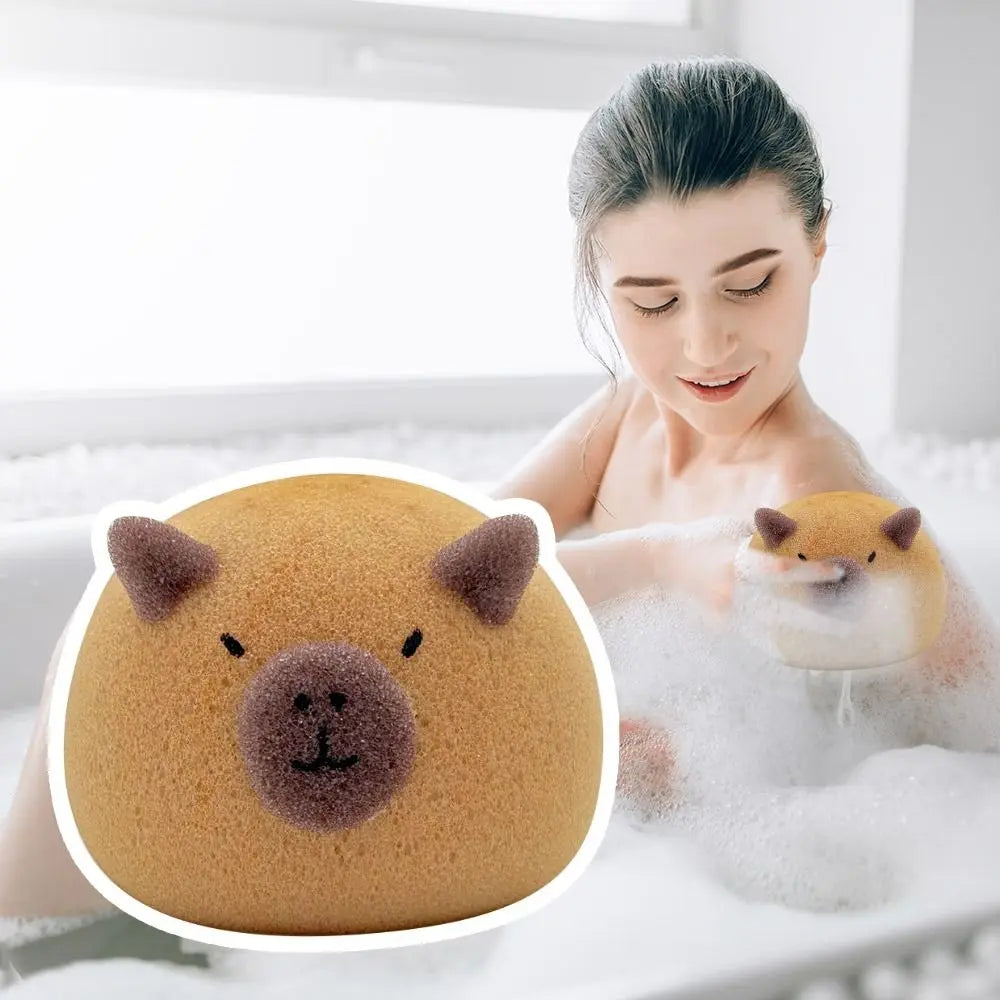 Wash Blistering Capybara Bath Sponge Ball Exfoliate Brushes