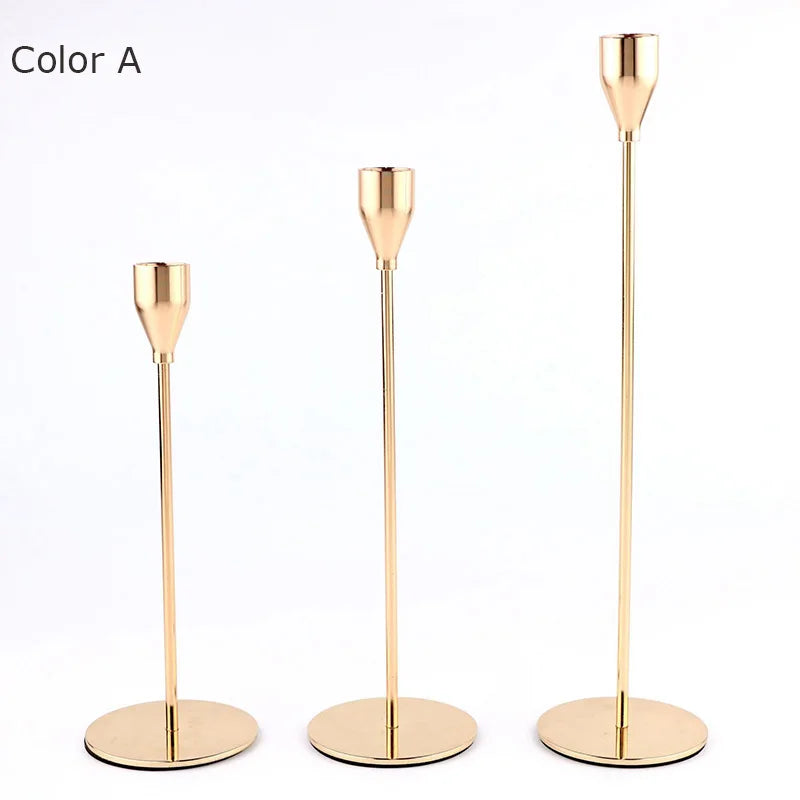 Metal Candle Holders Luxury Candlestick Exquisite Home Decor