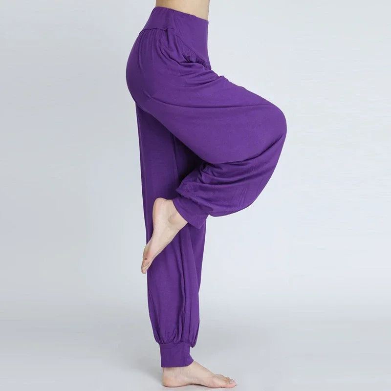 1PCS Women's Elastic Loose Casual Cotton Soft Yoga Pants