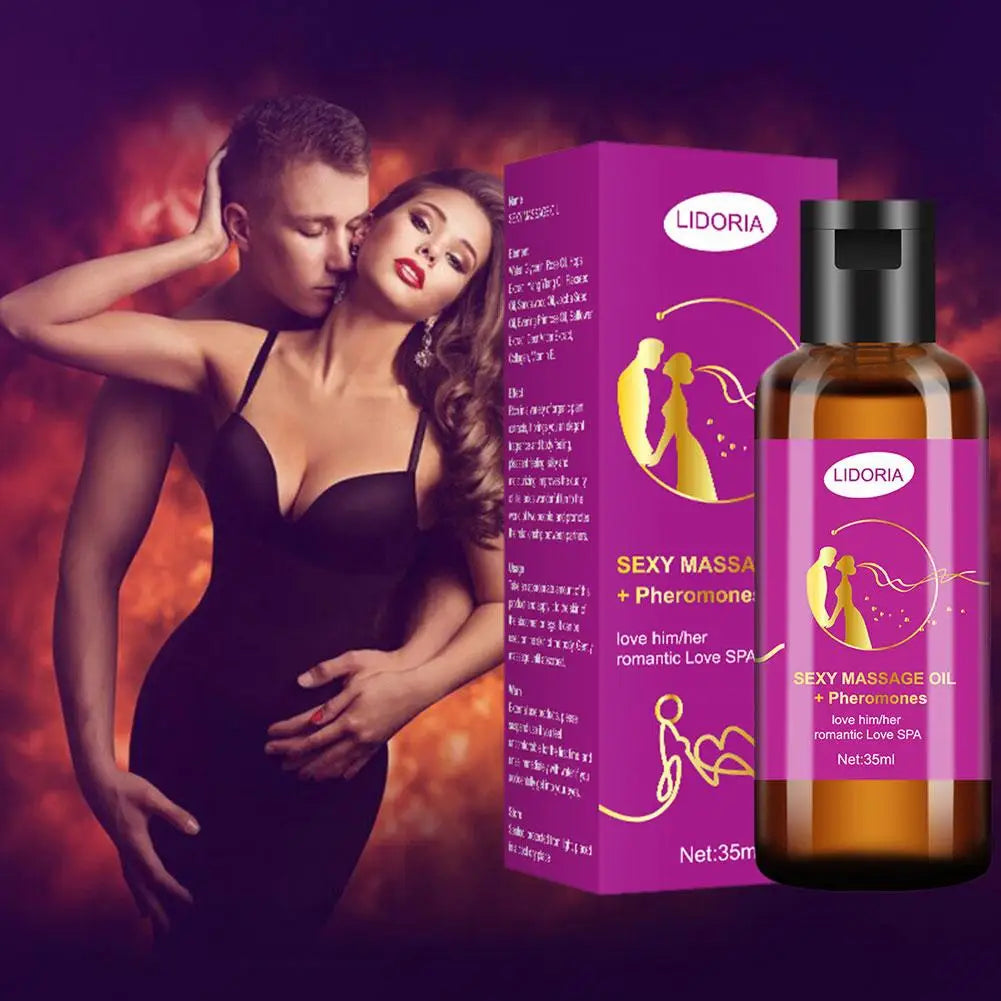 Purple Charming Massage Oil Natural Pheromone SPA Serum