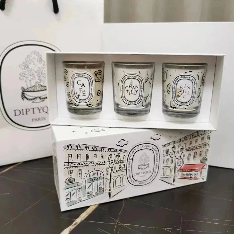 2Diptyques Aromatherapy 2024 Luxury Niche Candle Set