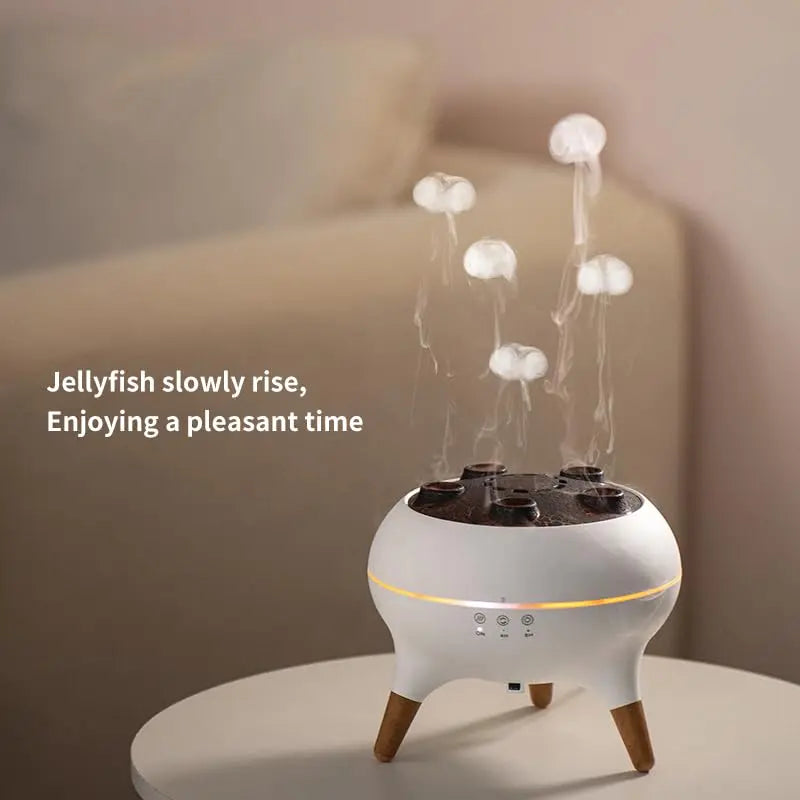 Dynamic Jellyfish Air Humidifier 250ml Essential Oil Diffuser with 7 Colorful Night Lights