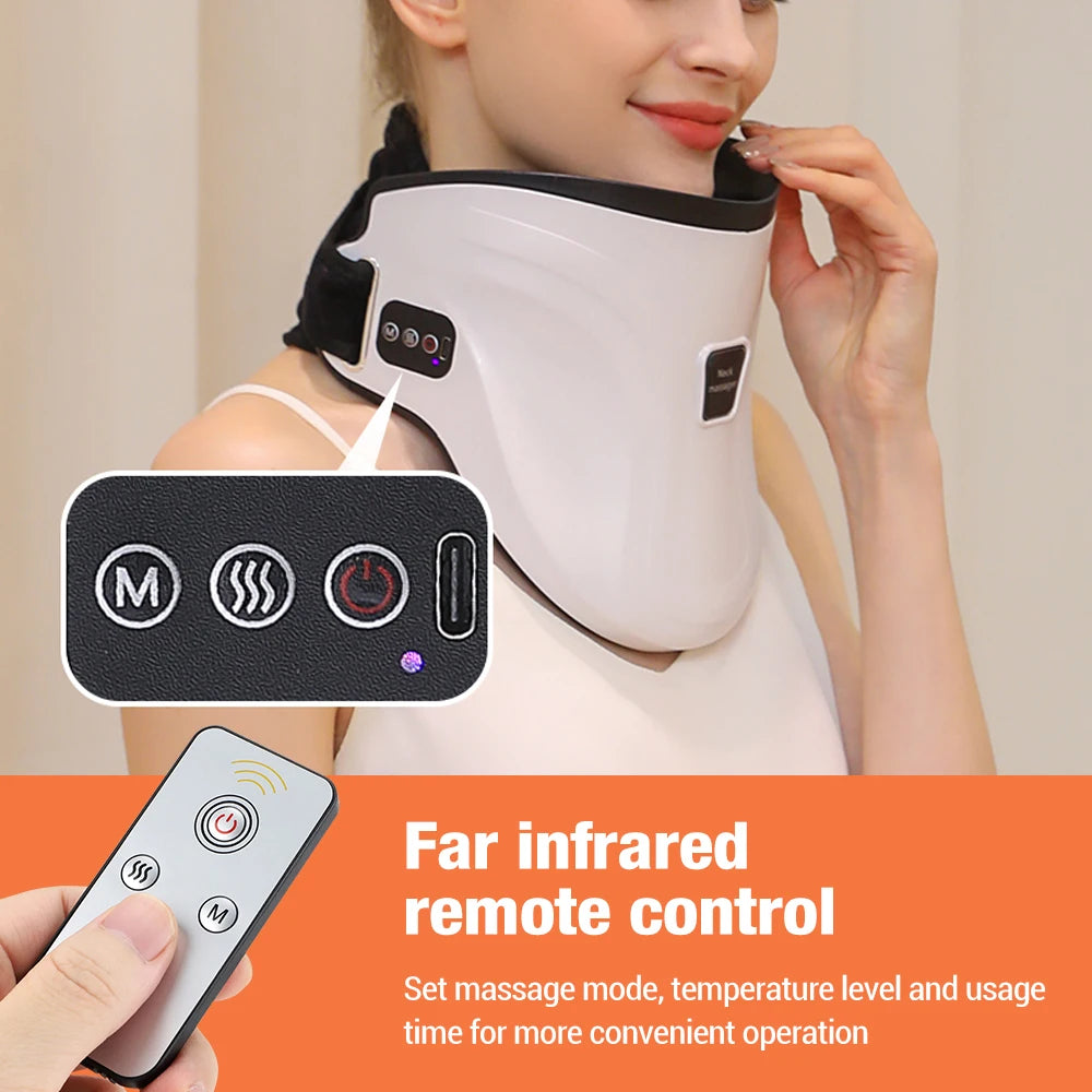 Electric Air Pressure Neck Brace with Remote Control Health Care