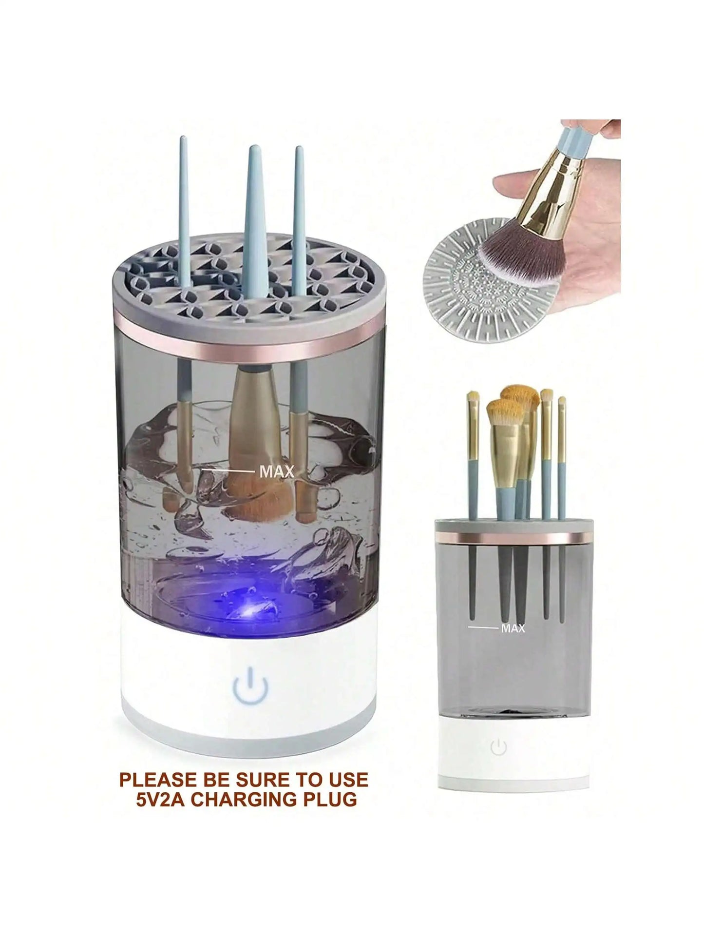 Electric Makeup Brush Cleaner Machine for Effortless Care