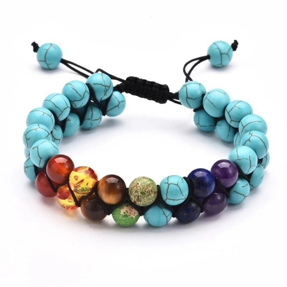 New 7 Chakra Treatment Crystal Bracelet for Meditation