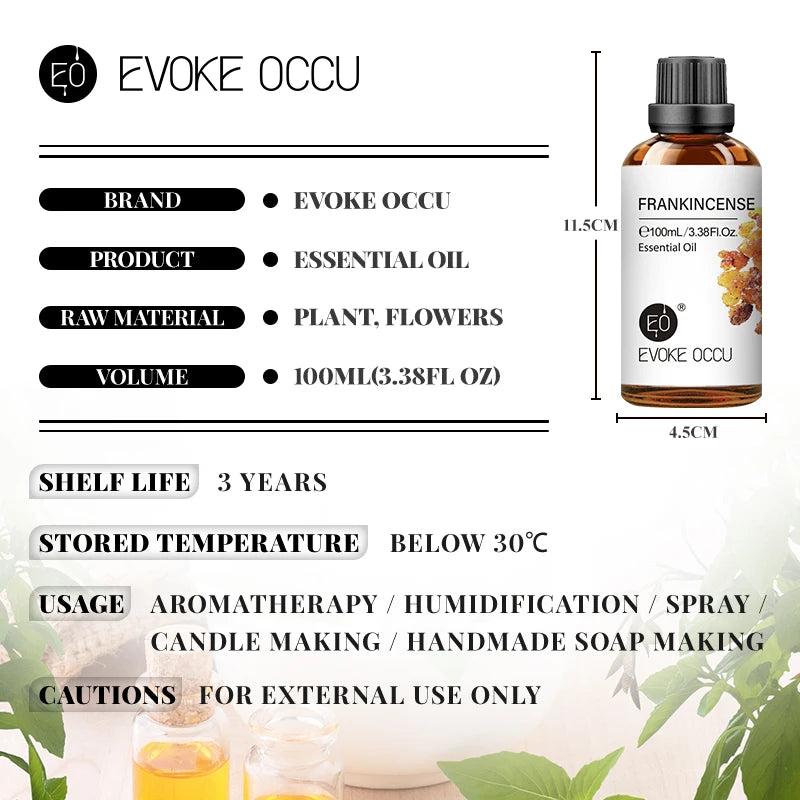 Evoke Occu100ml Essential Oils for Serenity and Calm