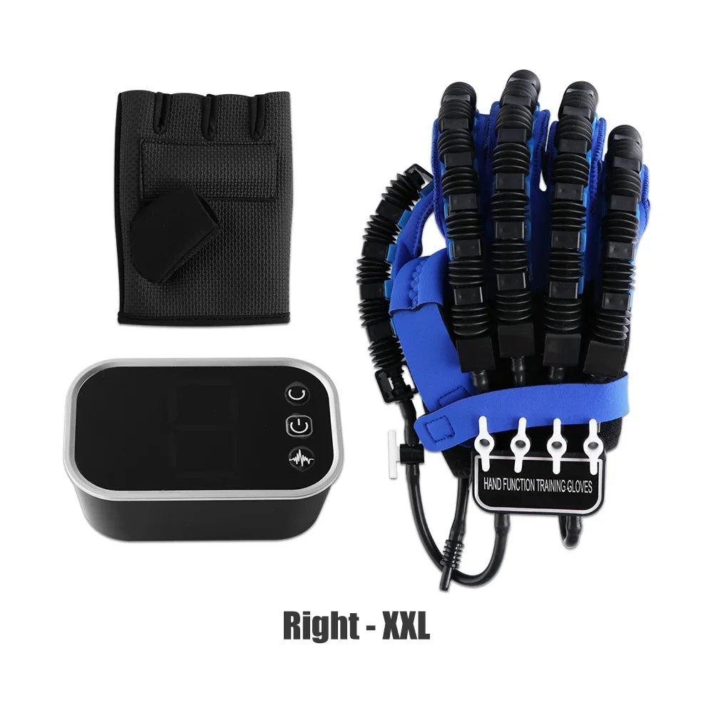 Stroke Rehabilitation Glove Finger Robot Trainer for Hemiplegia