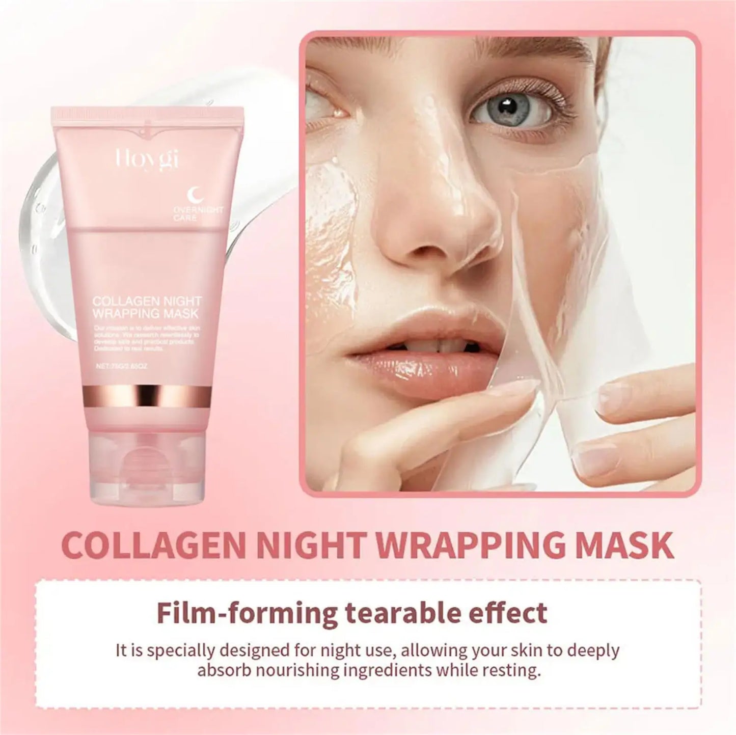 75ml Collagen Overnight Wrapping Peel Off Facial Mask