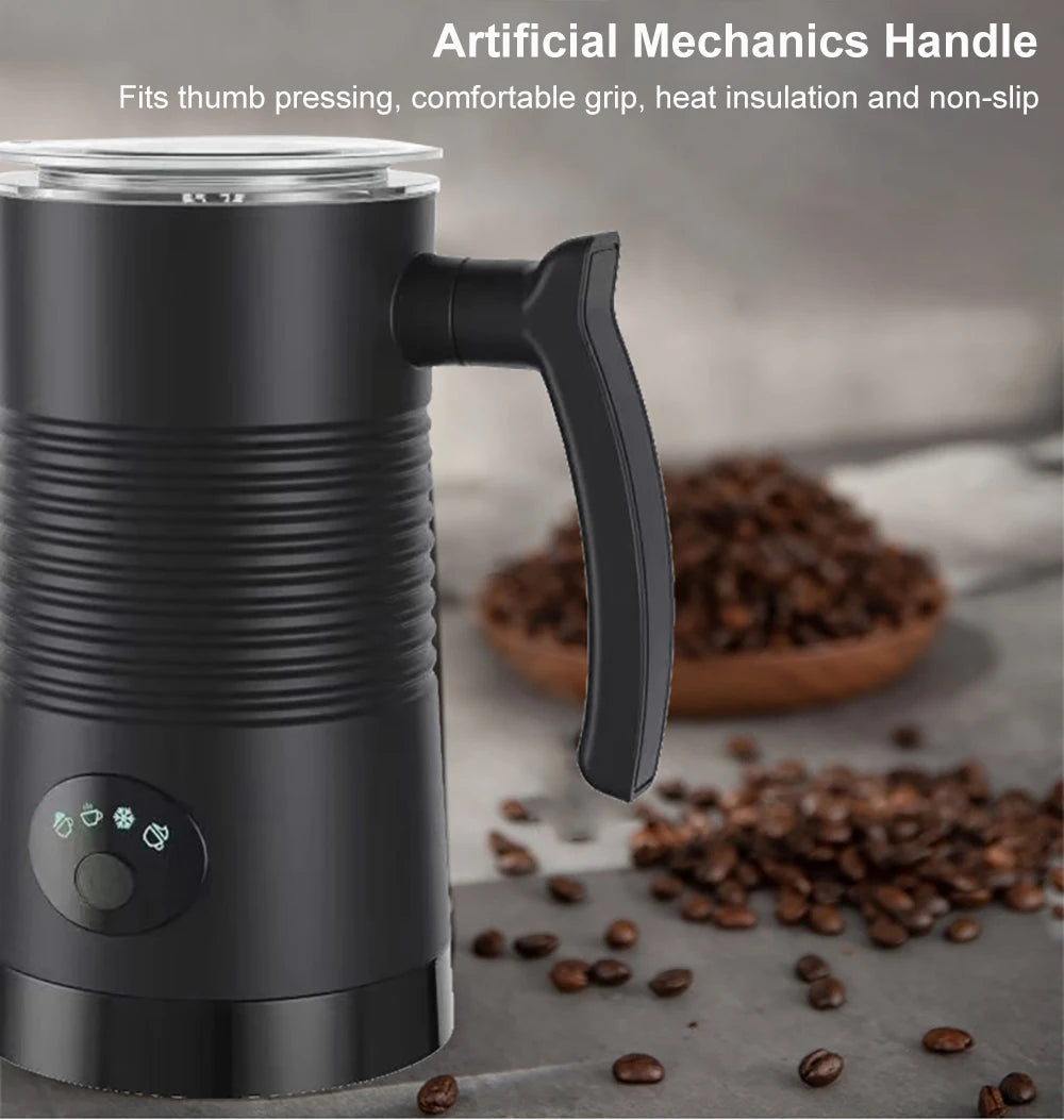 Electric Milk Frother Automatic Rotary Foamer for Coffee