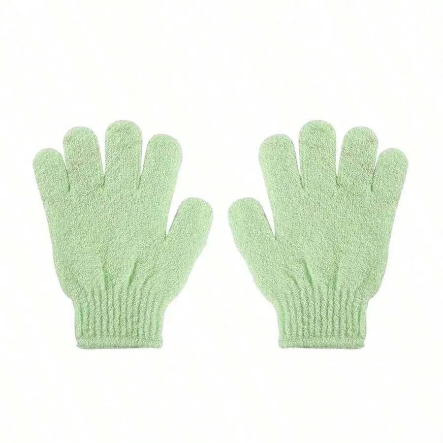 2pcs/6pcs/12pcs Reversible Exfoliating Shower Gloves for Luxurious Skin Care