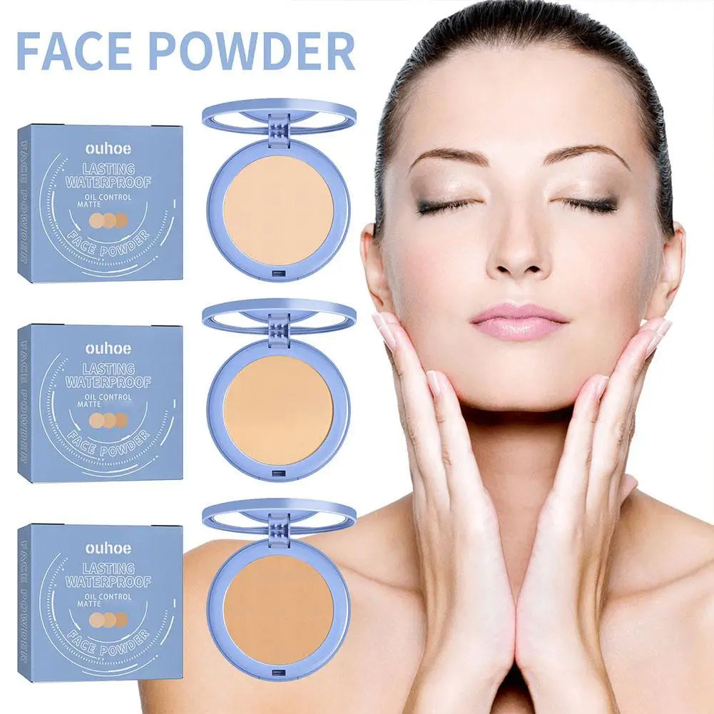 Sunscreen Powder Cosmetic Face Powder Waterproof Matte Makeup