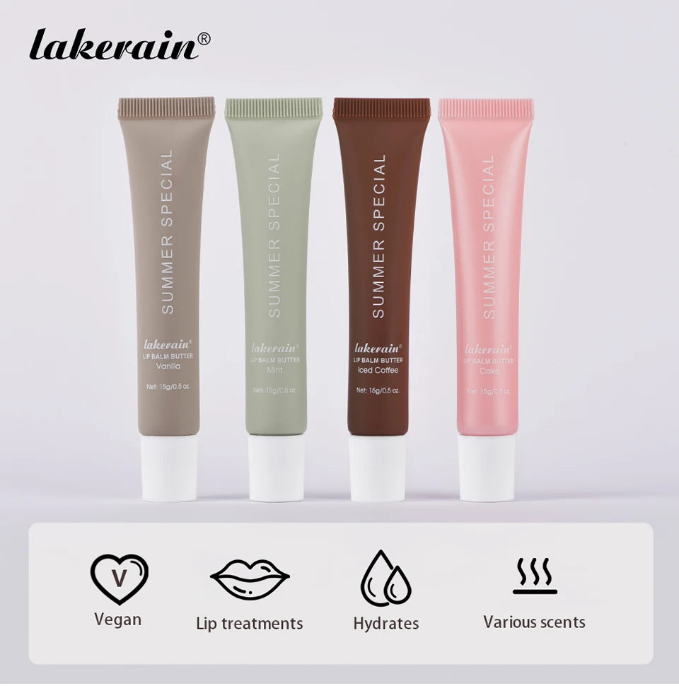 4pcs Lip Balm Deep Moisturizing Lip Glaze For Daily Care