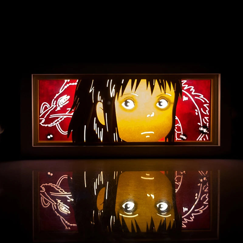 Anime Light Box Led Strip Lights Shadow Box Usb Table Lamp