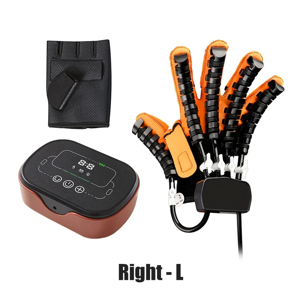 Stroke Rehabilitation Glove Finger Robot Trainer for Hemiplegia