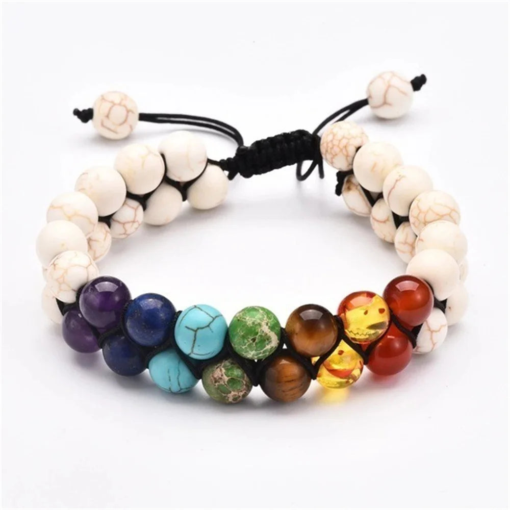 New 7 Chakra Treatment Crystal Bracelet for Meditation