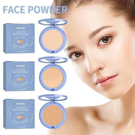 Sunscreen Powder Cosmetic Face Powder Waterproof Matte Makeup