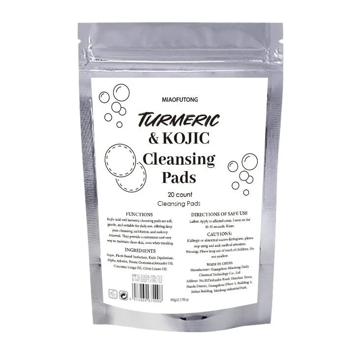 Turmeric Cleansing Pads Kojic Acid Helps Balance Skin Oil