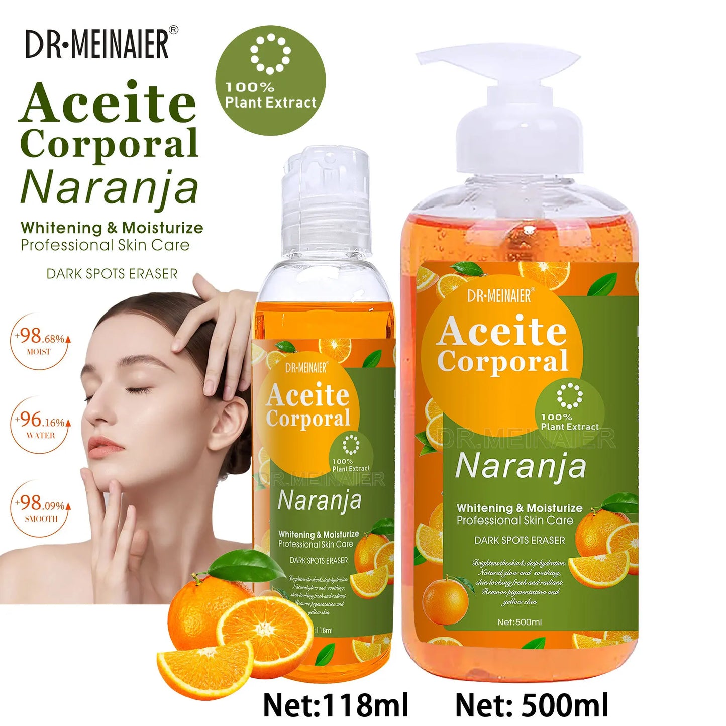 500/118ml Aceite Corporal Whitening Moisturize VC Oil