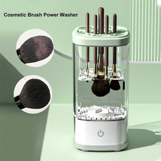 3 In 1 Electric Makeup Brush Cleaner Automatic Spinner Tool