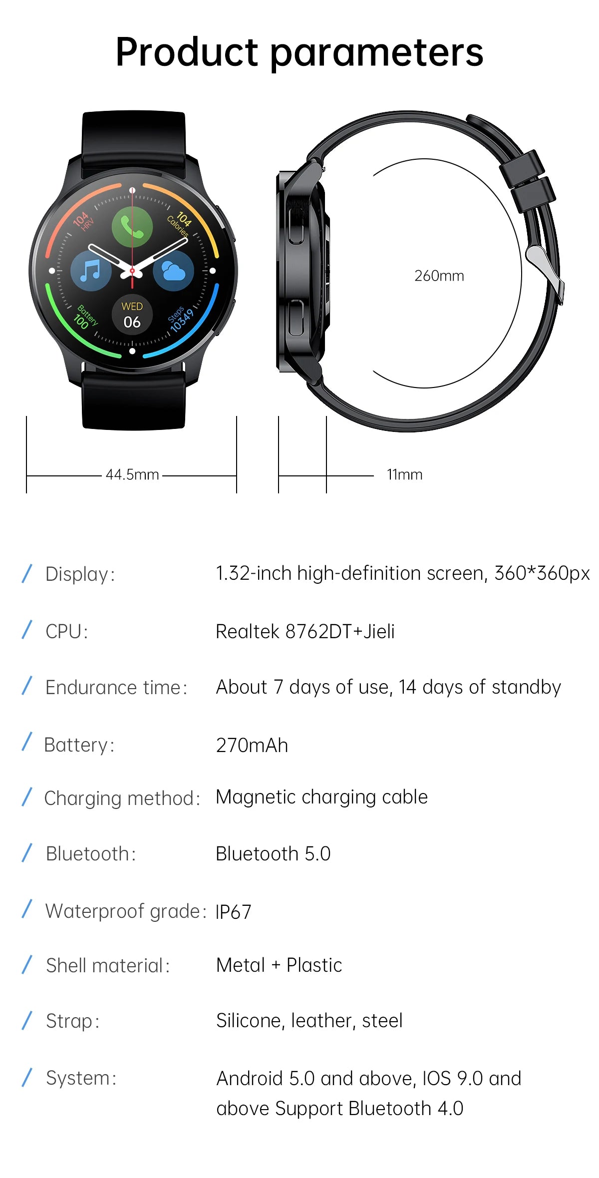 For Honor X6 5G X7 4G Sports Smart Watch Bluetooth Fitness