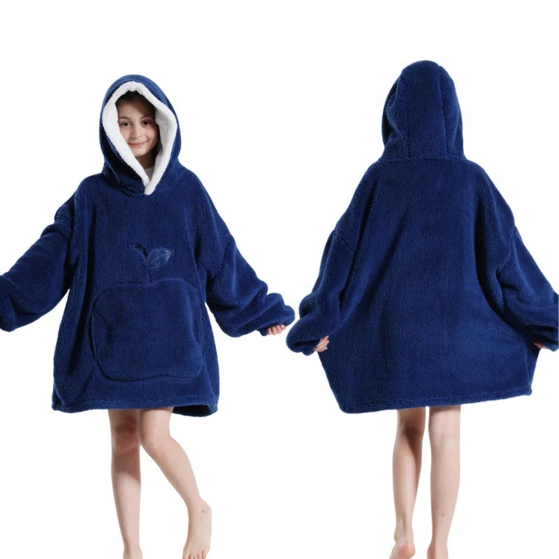 2024 Winter Oversized Wearable Blanket Hoodie for All