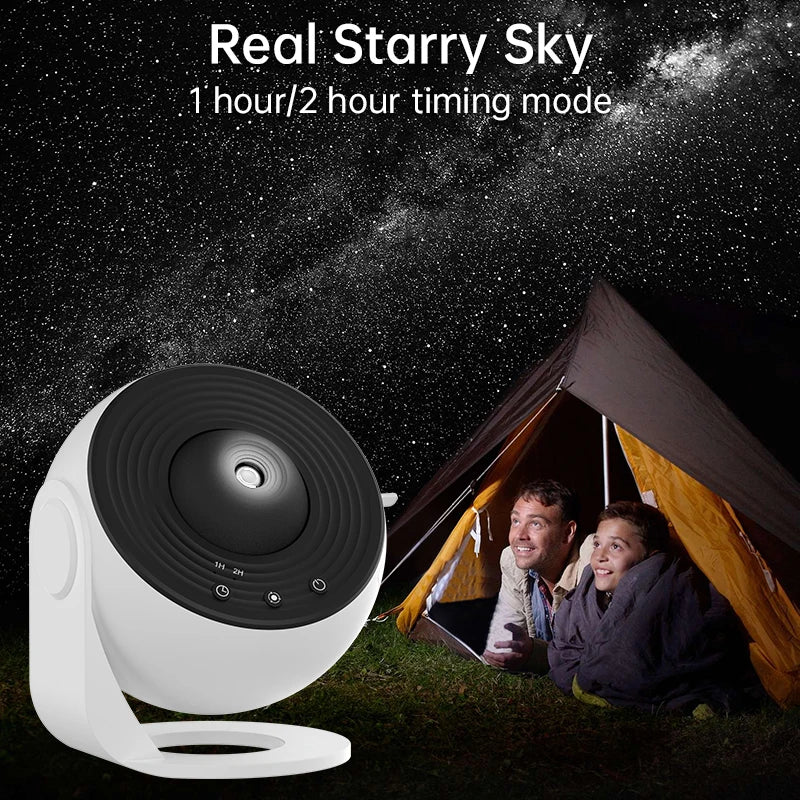 Night Light Galaxy Projector Starry Sky Projector 360 Rotate Planetarium Lamp For Kids Bedroom Gift