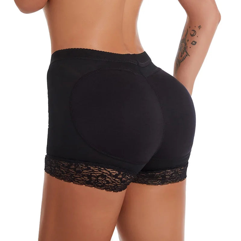 Women Hip Pads Fake Ass Lace Panties Butt Lifter Shapewear