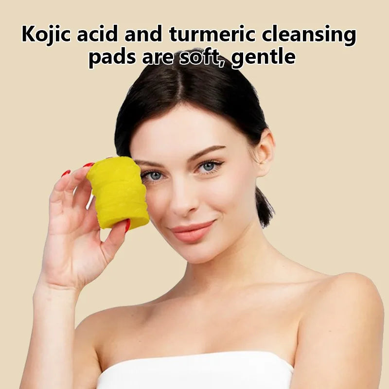 Turmeric Cleansing Pads Kojic Acid Helps Balance Skin Oil