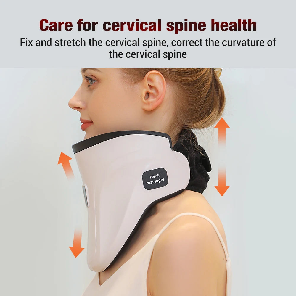 Electric Air Pressure Neck Brace with Remote Control Health Care