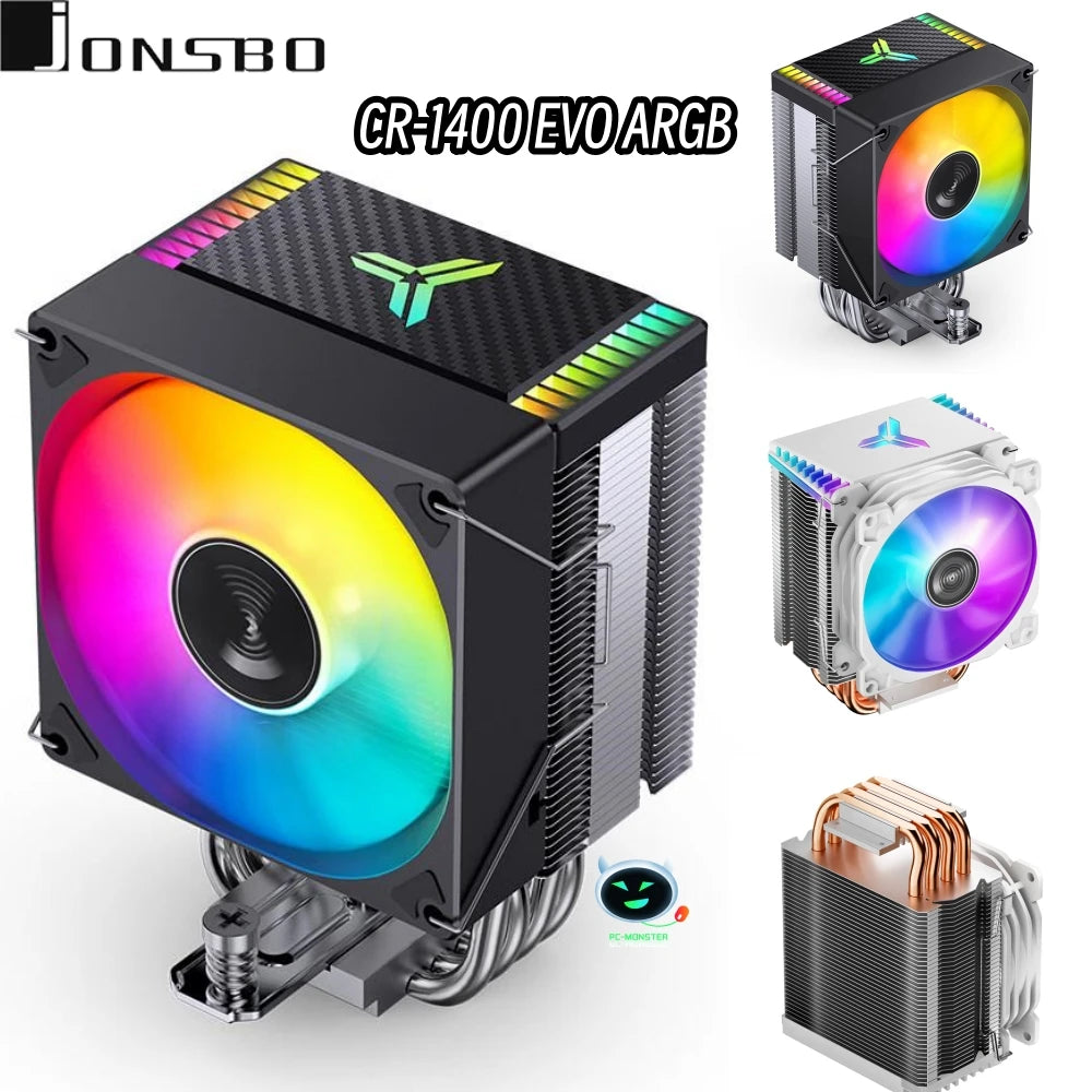 New JONSBO CR-1400 EVO ARGB CPU Cooling Fan 4 Heat Pipe