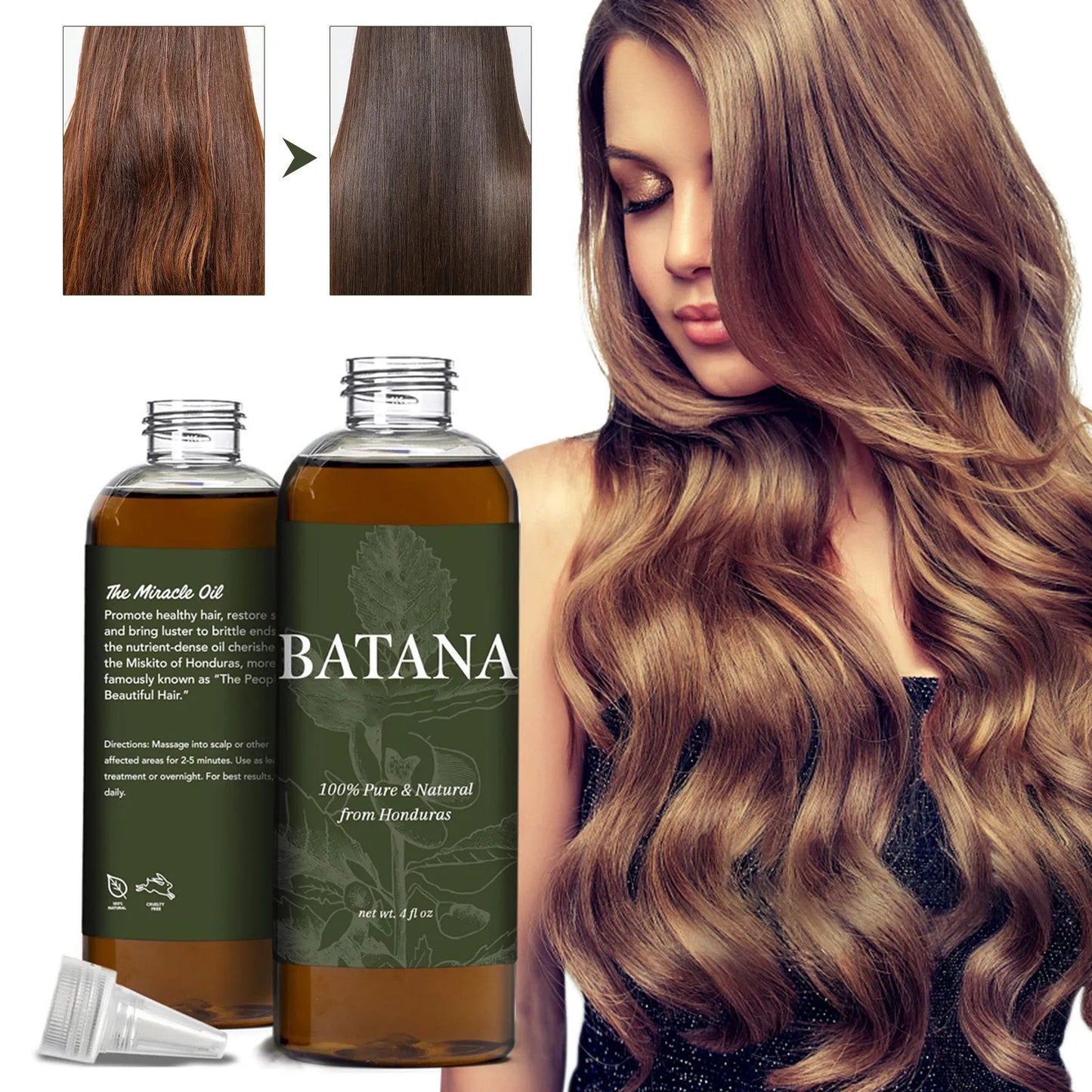 Batana For Hair Growth Hair Care Oil 118ml Nourishes & Repairs