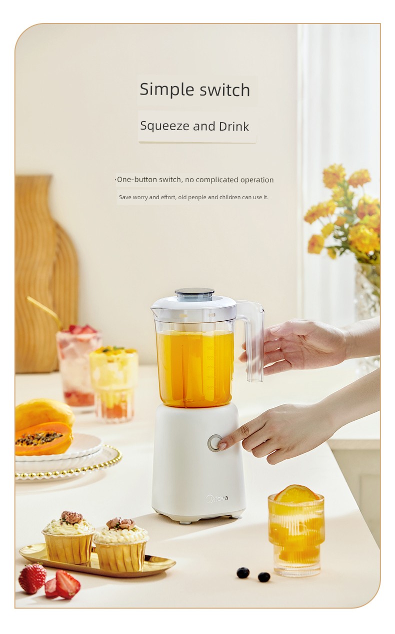 Midea Multi-Function Electric Milk Shake Cup Fruit Juicer Deluxe