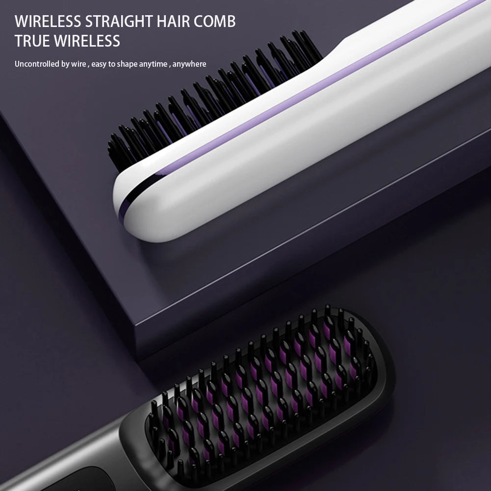 Digital Display Hair Straightening Comb for Women Female