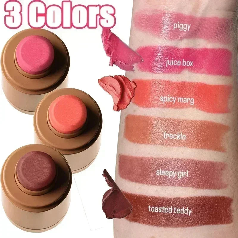 6Colors Pocket Blush Makeup Stick Beauty Cosmetics Piggy Freckle