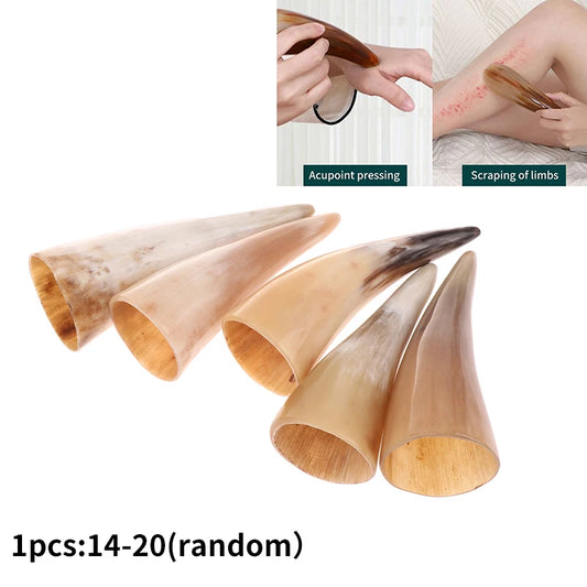 1PC Natural Buffalo Horn Gua Sha Massage Tool for SPA Therapy