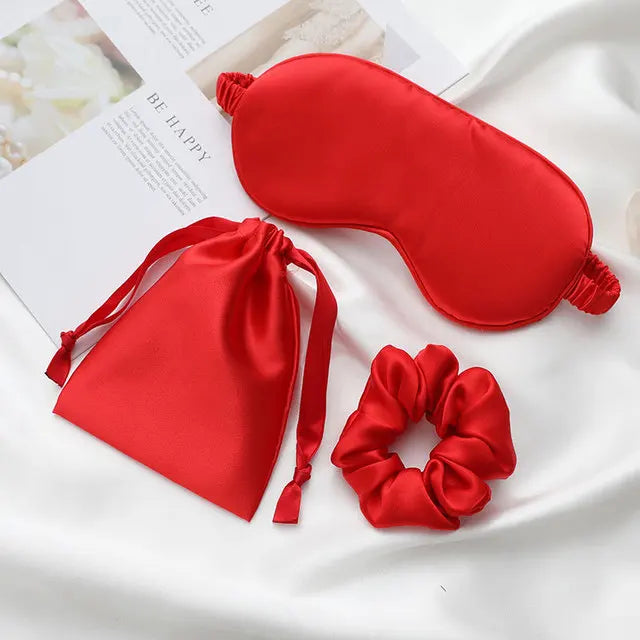 3Pcs Set Personalized Sleep Eye Mask with Gift Bag Gift